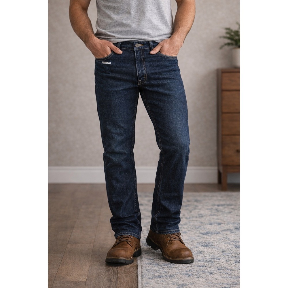 Tyndale Versa FRMC Flame Resistant Mens Dark Wash W35 L32CAT 2 2112 Made in USA